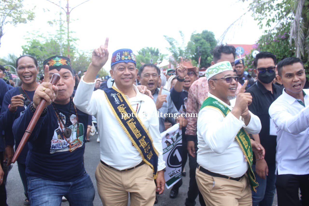 Willy-Habib Sah Mendapatkan Nomor Urut 1 pada Pencabutan di KPU Provinsi Kalimantan Tengah