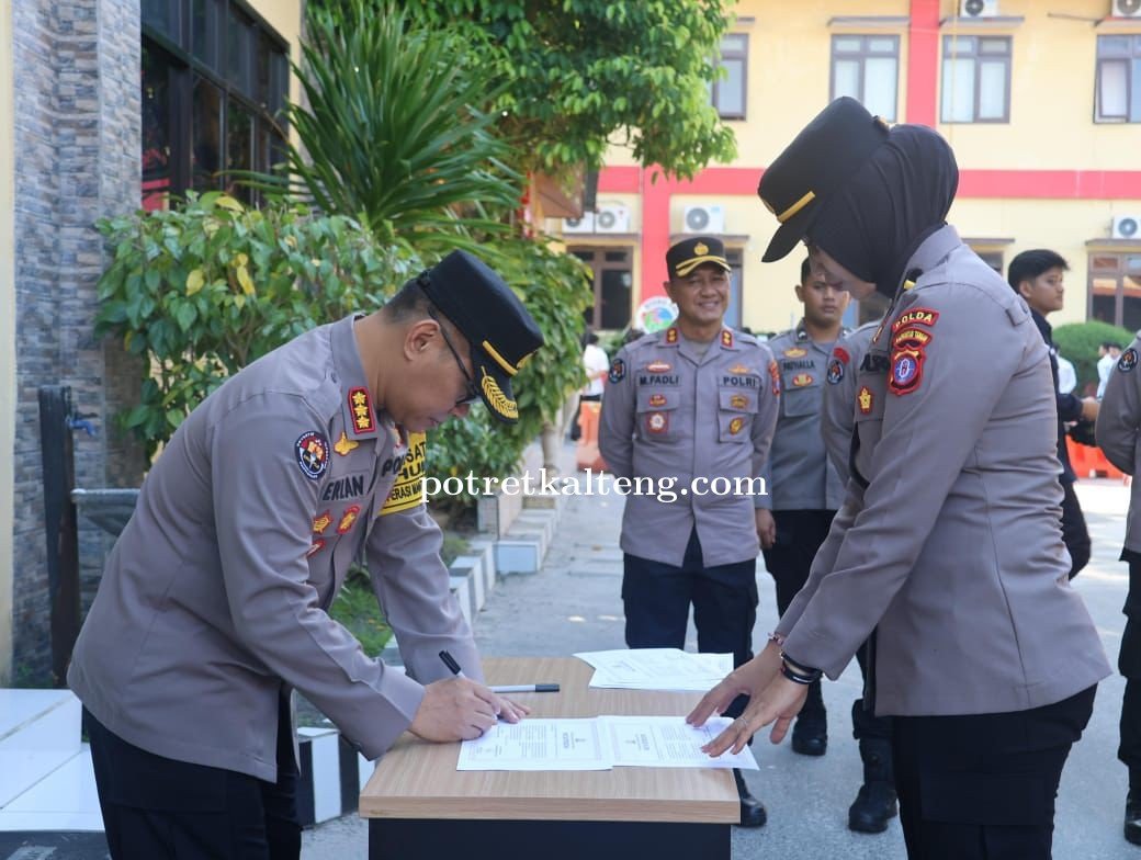 Polda Kalteng Gelar Penandatanganan Pakta Integritas Komitmen Netral  Pilkada 2024