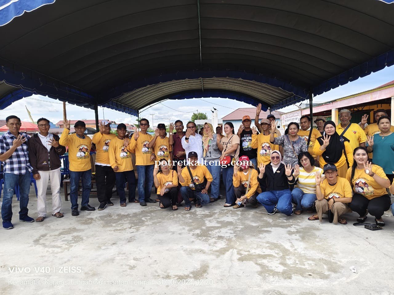 Masyarakat Antusias Bersama Kampanye Alberkat Yadi di Kapuas Tengah