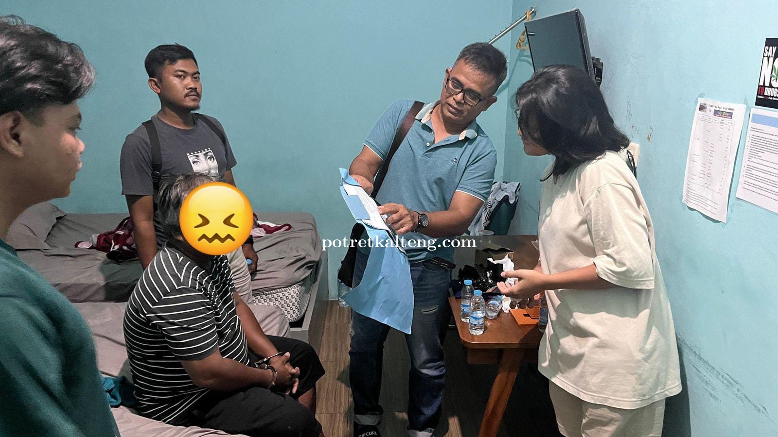 Edarkan Sabu di Wisma, Seorang Pria Diamankan Oleh Ditrenarkoba Polda Kalteng