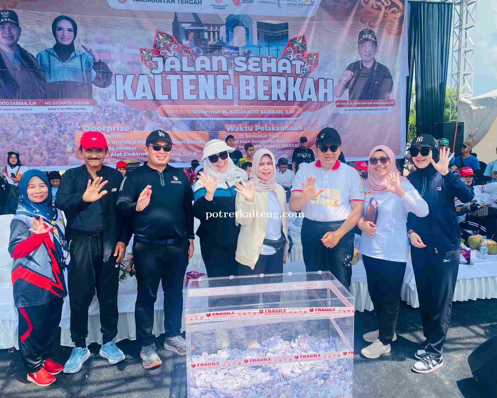 Kepala BKD Kalteng: Jalan Sehat Kalteng Berkah Tingkatkan Kebersamaan dan Kesehatan Masyarakat