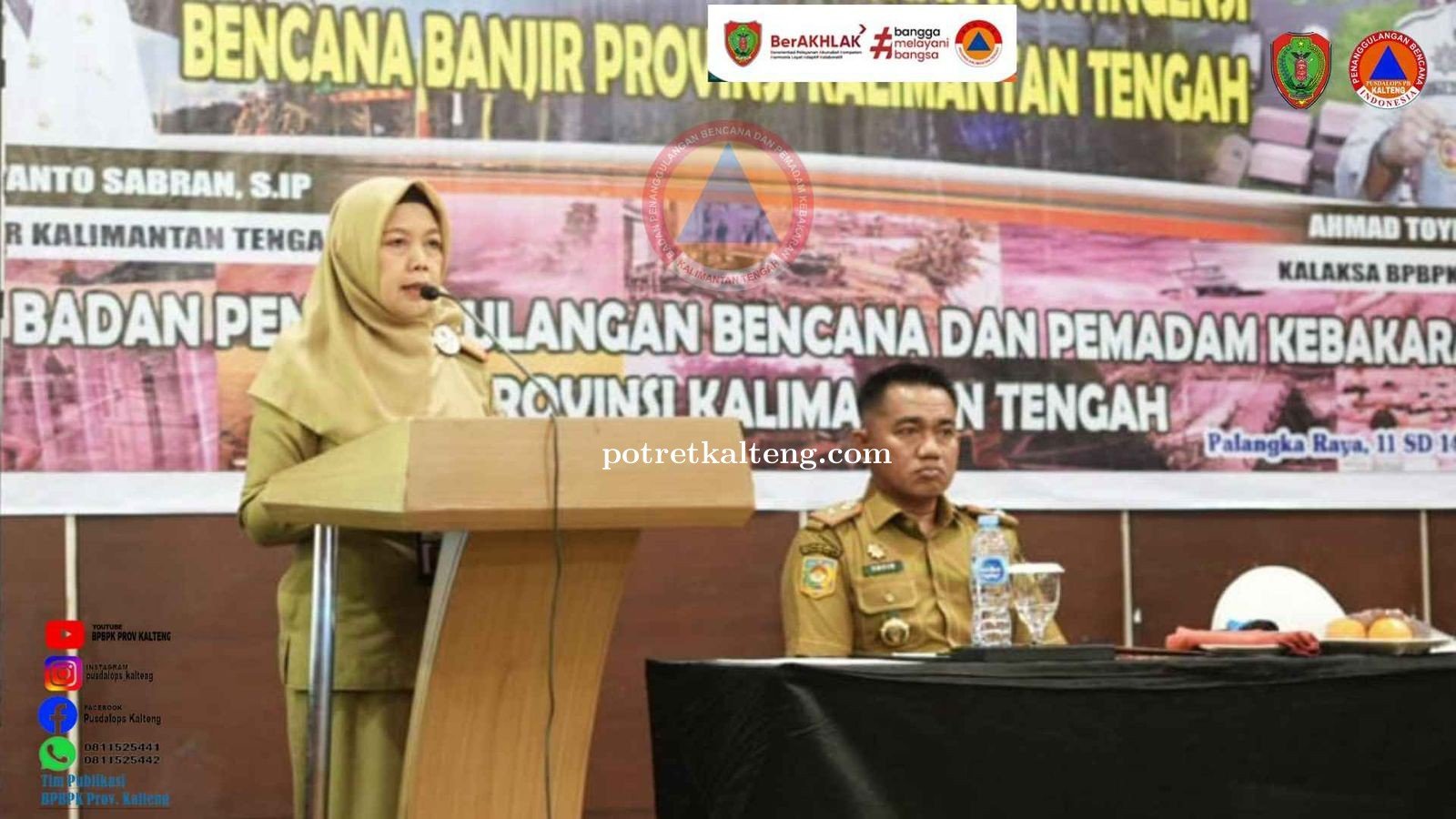 BPBPK Kalteng Gelar Workshop Penyusunan Rencana Kontingensi Bencana Banjir 2024