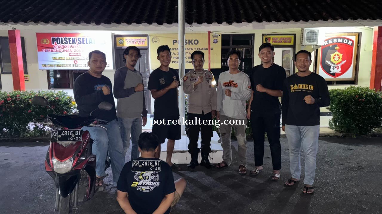 Tidak Sampai 24 jam, Tim Resmob Polres Kapuas dan Polsek Selat Amankan Pelaku Curanmor