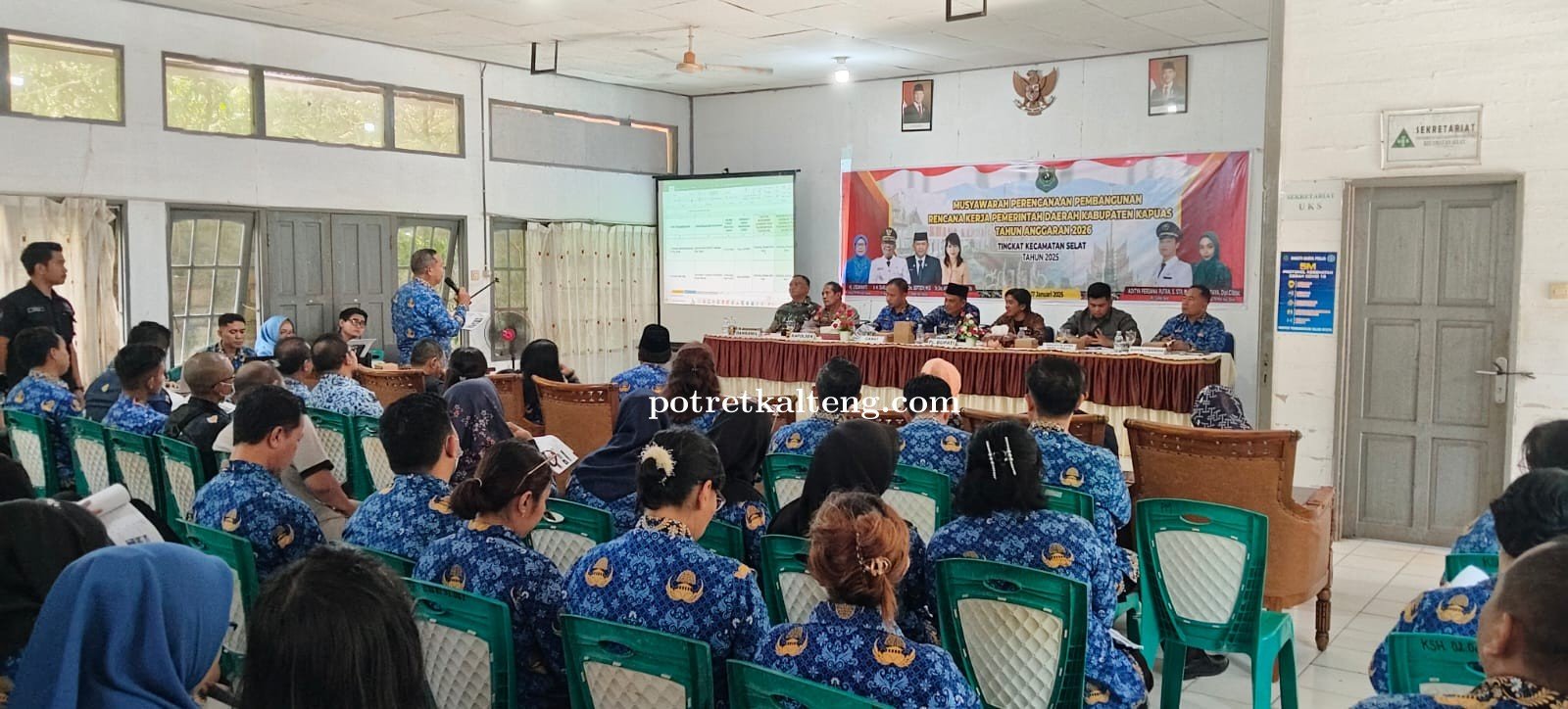 Kabupaten Kapuas Gelar MUSRENBANG  Di Kecamatan Selat, Tahun 2025 Targetkan 128 skala Periotas.