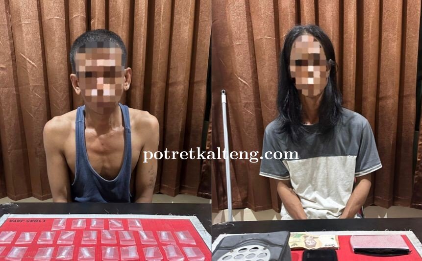 Satresnarkoba Polresta Palangka Raya Sita 43 Paket Sabu dari 2 Tersangka