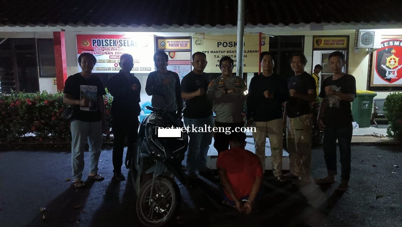 Polres Kapuas Berhasil Tangkap Pelaku Pencurian Kendaraan Bermotor di Hotel Anggrek