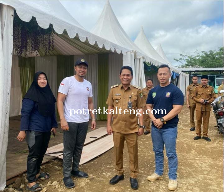 Bupati Balangan Tinjau Persiapan Expo 2025 di Komplek Perkantoran Tugu