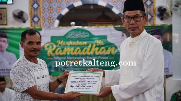 Pemkab Balangan Salurkan Dana Hibah untuk Tempat Ibadah di Kecamatan Halong