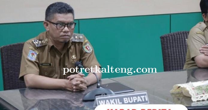 Wabup Katingan Hadiri Entry Meeting Pemeriksaan LKPD dan LKKL Tahun 2024 Secara Virtual