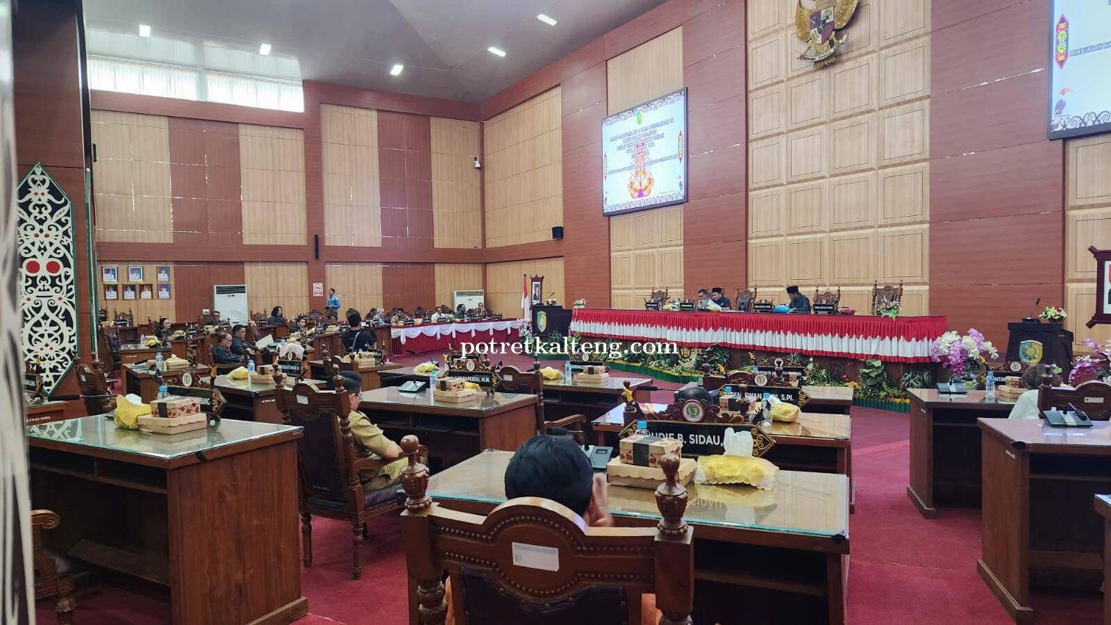 Fraksi Partai Demokrat Hadiri Rapat Paripurna Ke-1 DPRD Kota Palangka Raya Masa Persidangan III