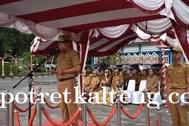 PEMKAB KAPUAS GELAR APEL BESAR AWAL TAHUN 2025