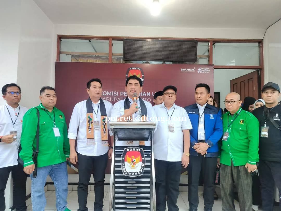 Pasangan Shalahuddin-Felix Resmi Mendaftar sebagai Calon di PSU Pilkada Barito Utara 2024