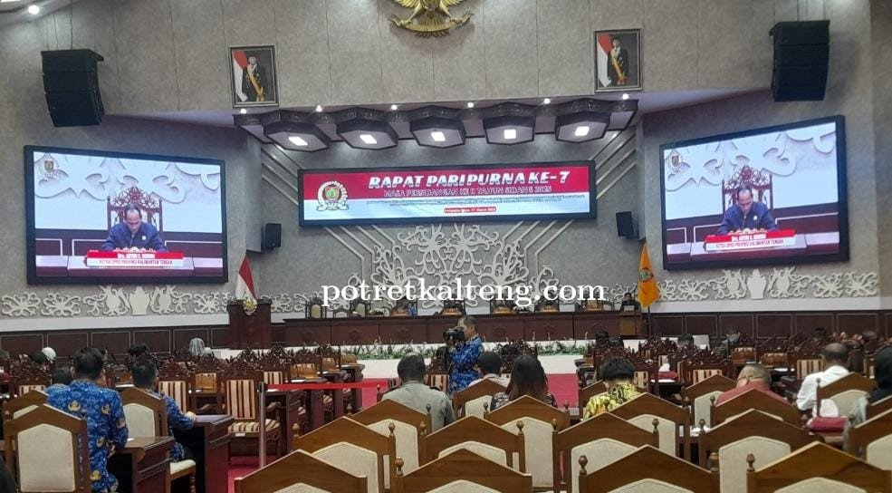 DPRD Kalteng Gelar Rapat Paripurna Ketujuh Masa Sidang II Tahun 2025