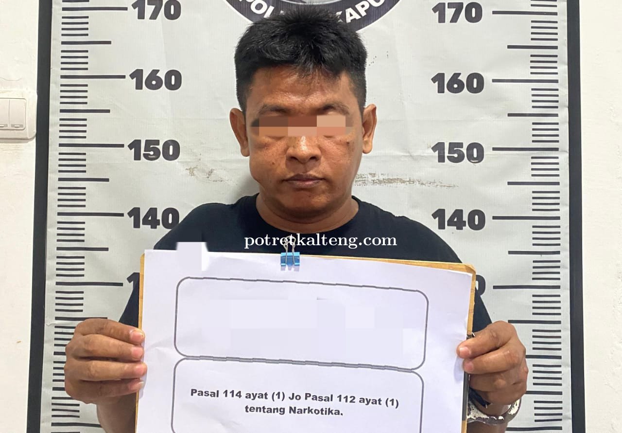 Polres Kapuas Tangkap Seorang Pria Diduga Edarkan Sabu di Perumahan Griya Sederhana