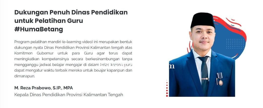 Muhammad Reza Prabowo: Pelatihan Guru Huma Betang Tingkatkan Kompetensi dan Kualitas Pendidikan di K