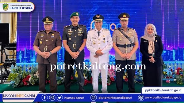 Pemkab Barito Utara Ikuti Upacara Peringatan Hari Otonomi Daerah ke-XXIX Secara Daring