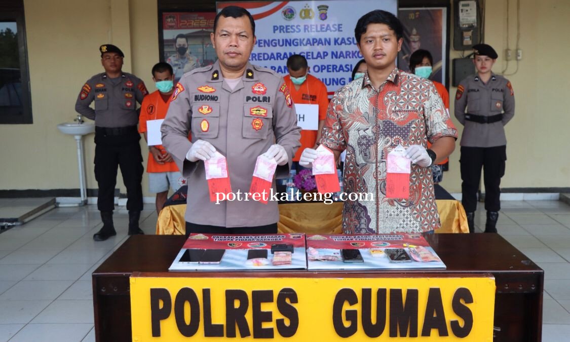 Polres Gunung Mas Tangkap 16 Tersangka Narkoba, Selamatkan 1.100 Jiwa dalam Tujuh Bulan