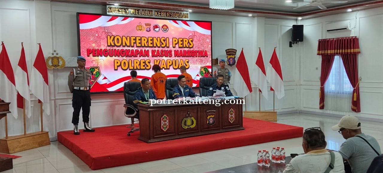Polres Kapuas Ungkap Kasus Peredaran Narkoba, Amankan 80,9 Gram Sabu