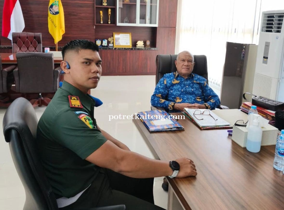 Sinergi Subdenpom XVIII/1-3 dan Pemkab Kaimana Diperkuat Melalui Kunjungan DanSubdenpom Baru