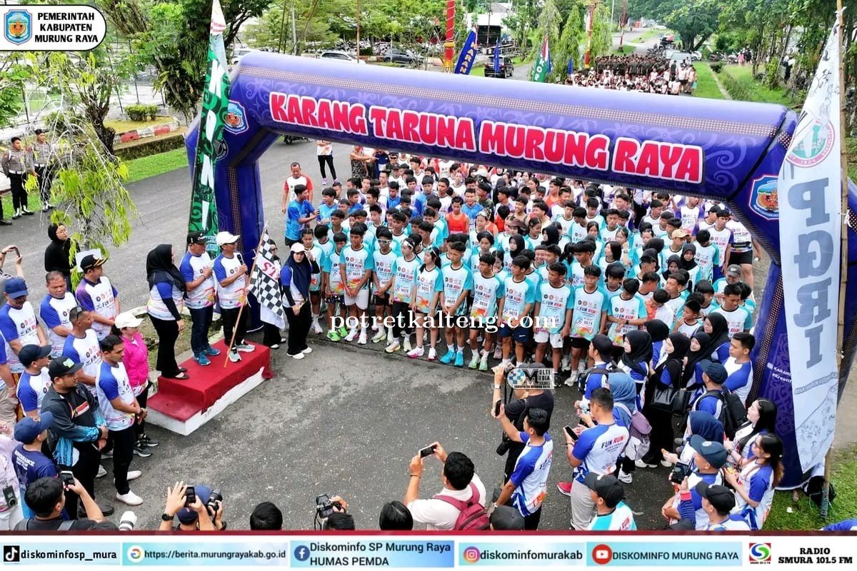Fun Run Murung Raya Hebat Season 1 Diharapkan Jadi Sarana Penjaringan Atlet Muda