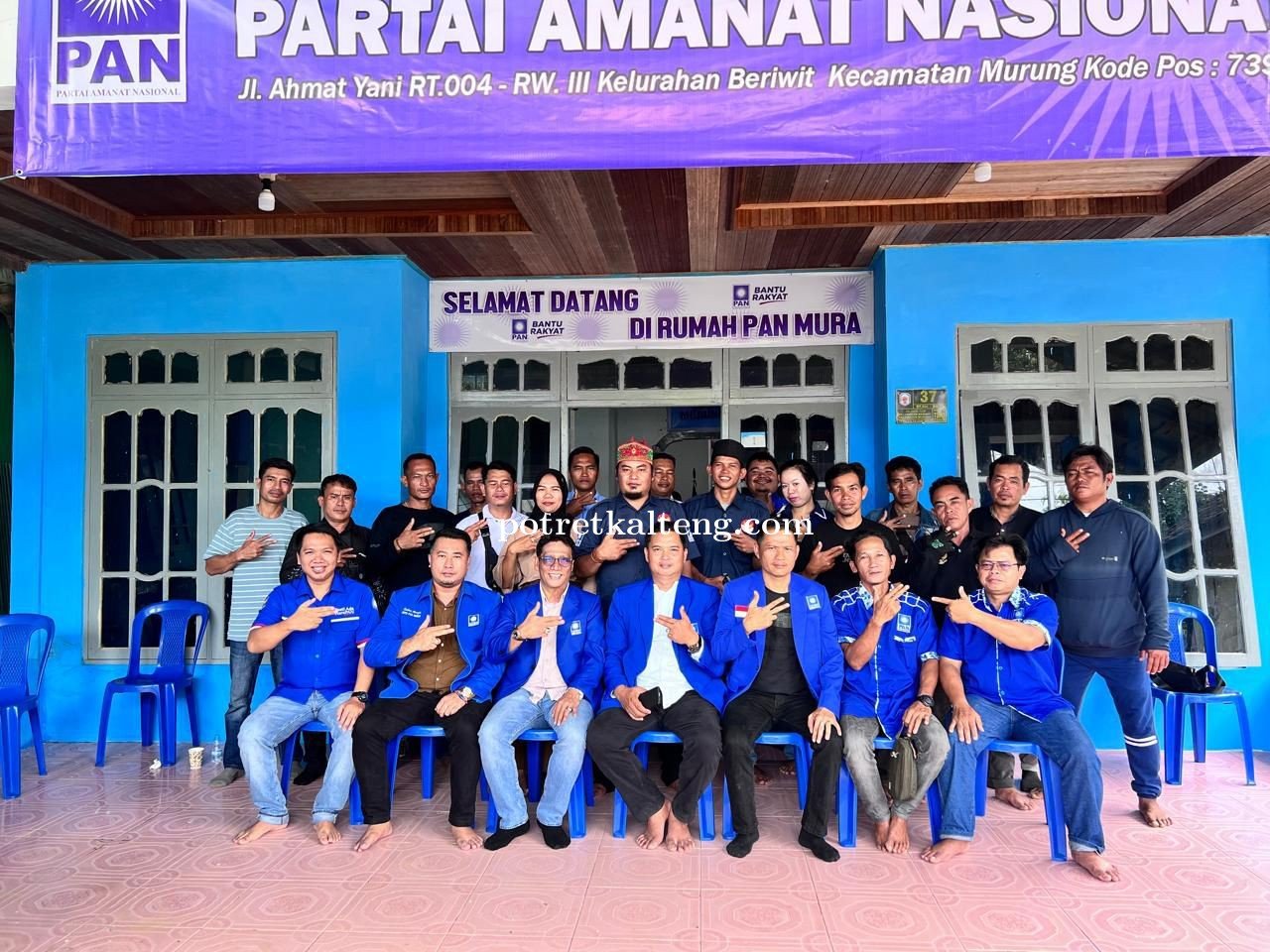 Musda Ke VI PAN Murung Raya Digelar Virtual, H. Gunawan Ditunjuk Jadi Ketua Formatur