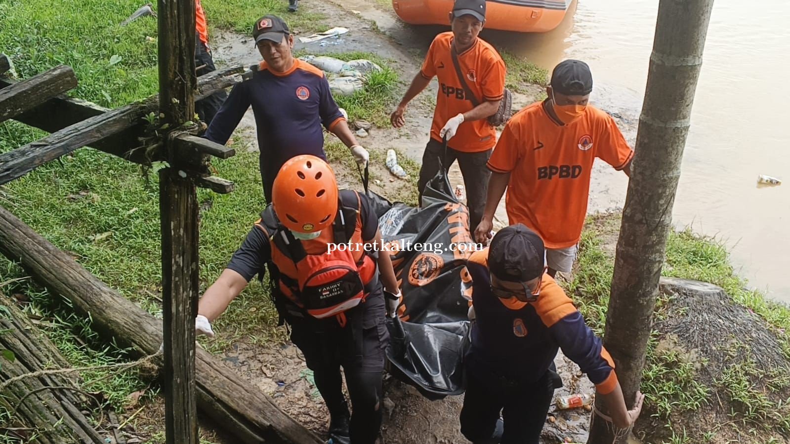 Empat Hari Pencarian, Korban Tenggelam di Sungai Kahayan Ditemukan Tim SAR Gabungan