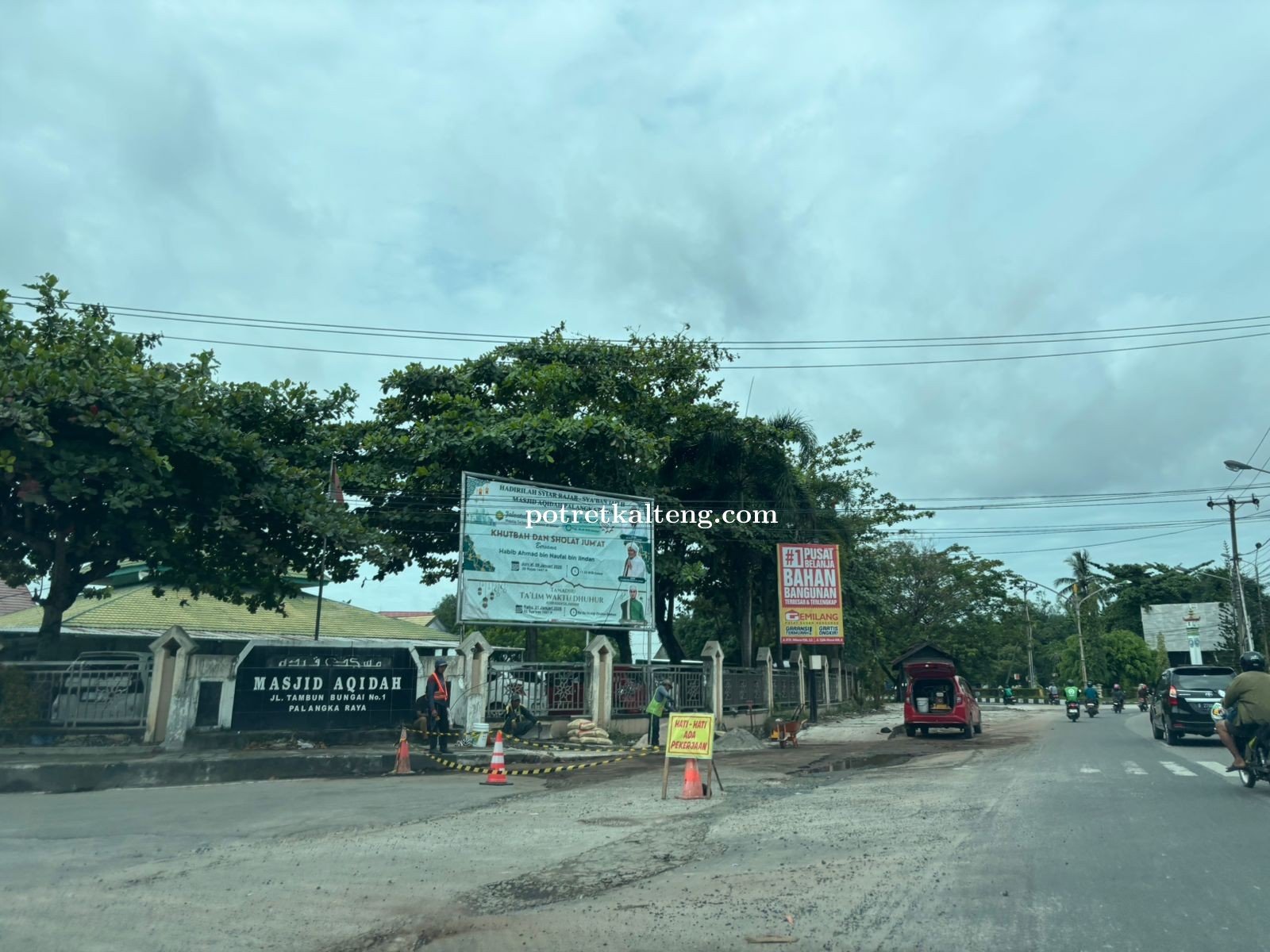 Pemko Palangka Raya Bergerak Cepat Tangani Kerusakan Jalan Simpang Tambun Bungai - A. Yani