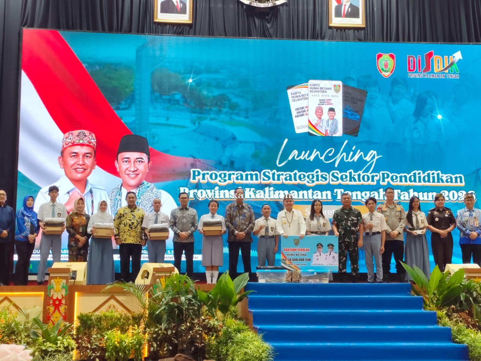 Pemprov Kalteng Luncurkan Bantuan Pendidikan, 60 Ribu Pelajar Terima Bantuan Seragam