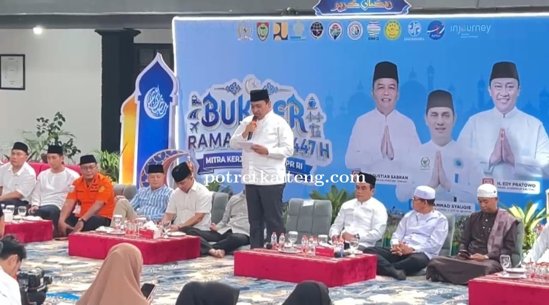 Wagub Kalteng Hadiri Buka Puasa Komisi V DPR RI, Soroti Tantangan Infrastruktur Daerah