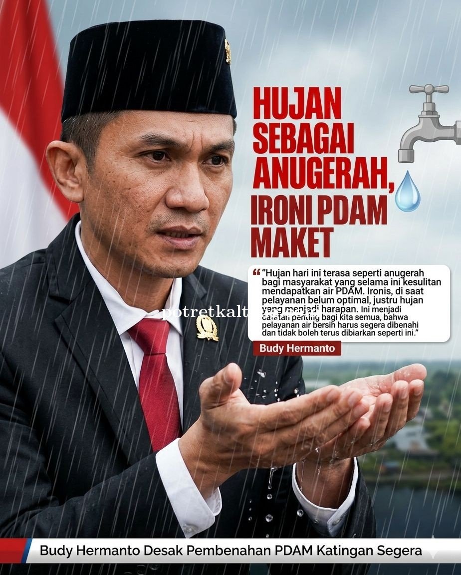 Ironi Pelayanan PDAM Katingan, Anggota DPRD Sebut Hujan Jadi Anugerah di Tengah Krisis Air