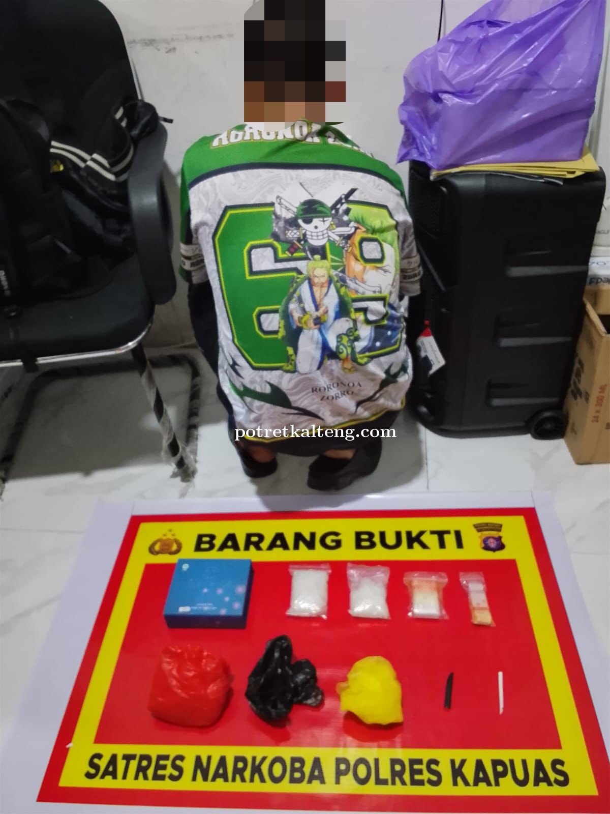 Polsek Timpah Ungkap Kasus Sabu 167,44 Gram di Kapuas, Satu Pria Diamankan
