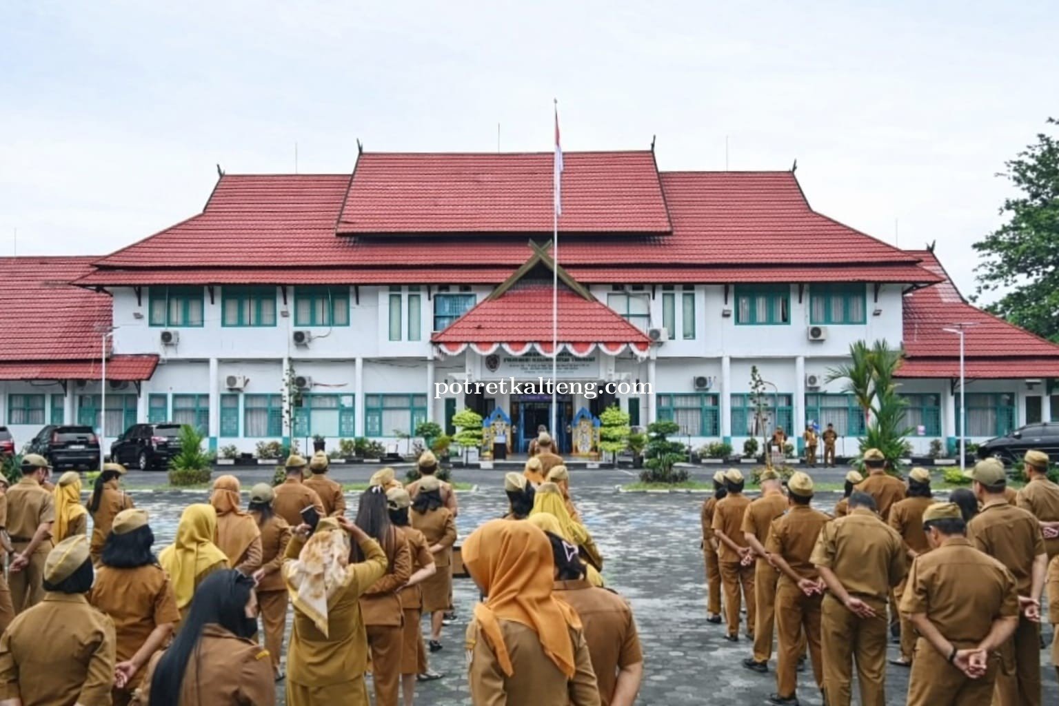 Dinkes Kalteng Gelar Apel Gabungan, Tekankan Disiplin dan Pola Hidup Sehat
