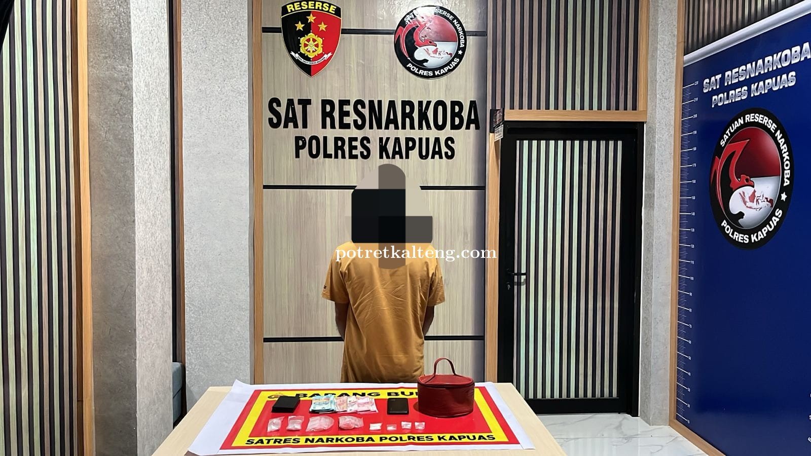 Polres Kapuas Sita 7,64 Gram Sabu dan Uang Jutaan Rupiah dari Terduga