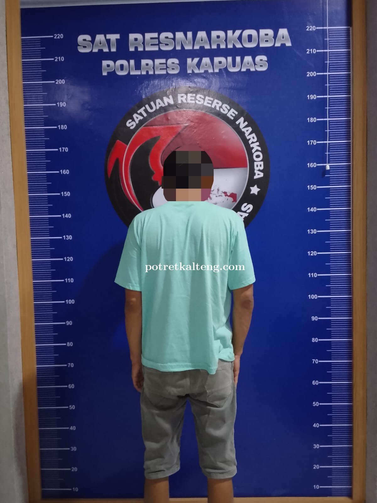 Satresnarkoba Polres Kapuas Gerebek Barak di Selat Hulu, Amankan Pria Beserta 10 Paket Sabu
