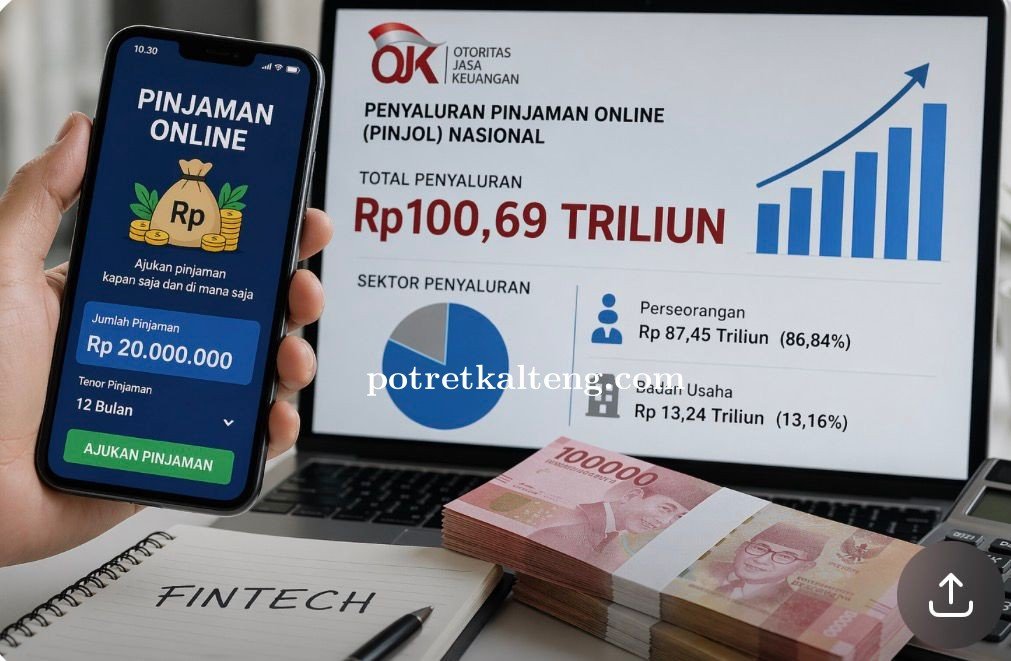 OJK Laporkan Penyaluran Pinjol Nasional Tembus Rp100,69 Triliun, Sektor Perseorangan Mendominasi