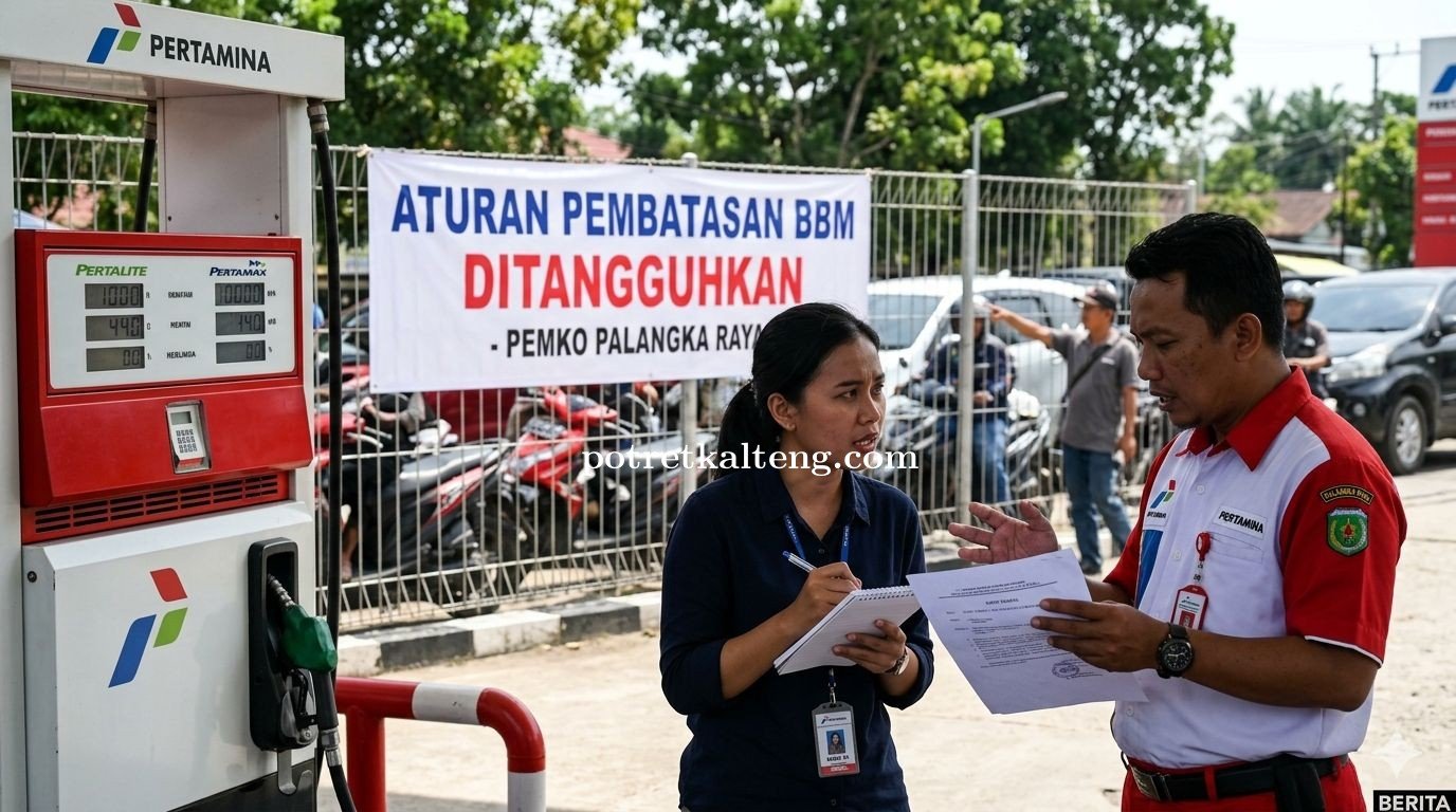 Wali Kota Palangka Raya Tarik Aturan Pembatasan BBM Sehari Setelah Terbit