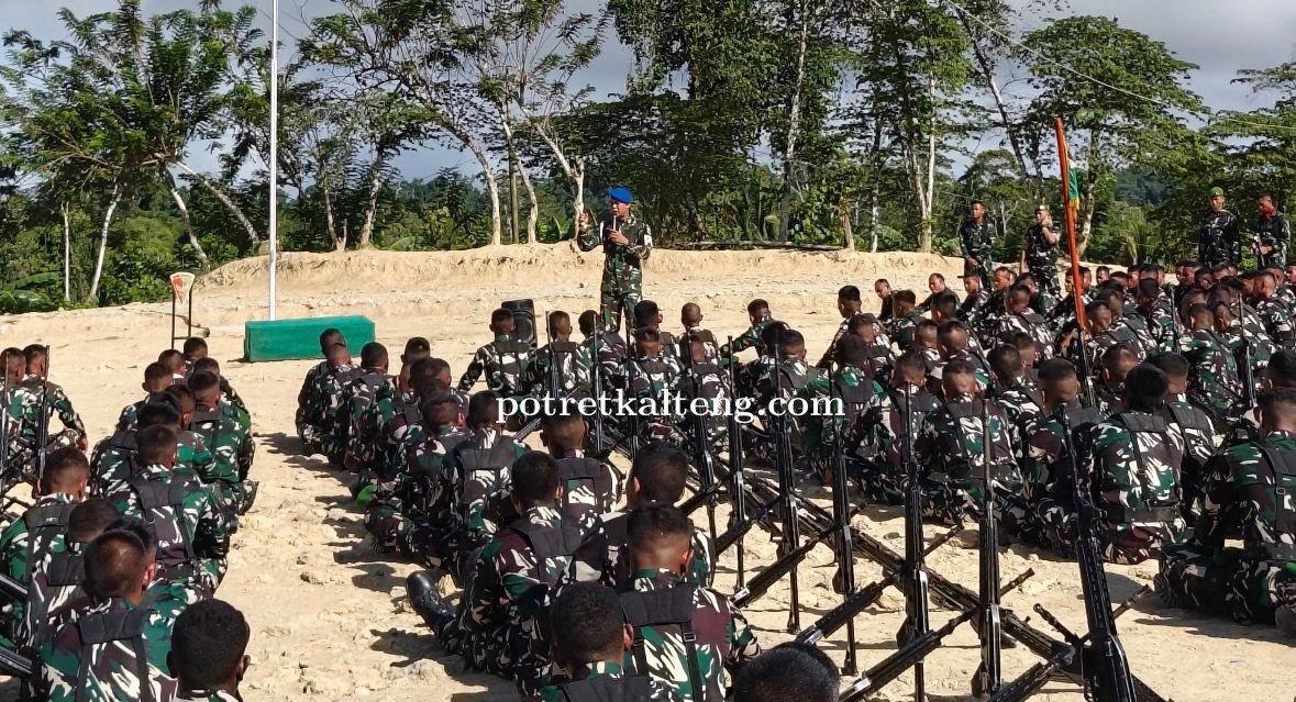 Cegah Dampak Negatif Medsos, Prajurit Yon TP 864/NN Terima Penyuluhan Hukum dari Dansubdenpom Kaiman