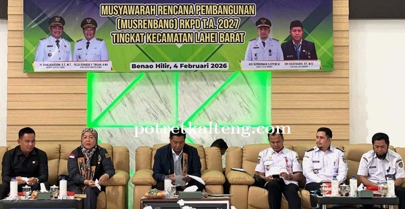 Waket II DPRD Barito Utara Hadiri Musrenbang Kecamatan Lahei Barat