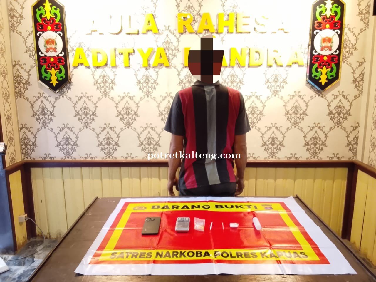 Bongkar Transaksi Narkoba di Lintas Kuala Kurun, Satresnarkoba Kapuas Barang Bukti Sabu 4,96 gram