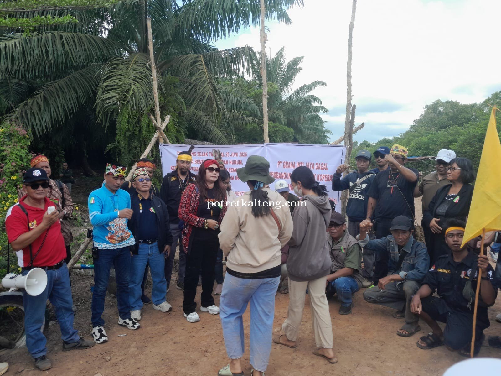 Tidak Diberikan Hasil Yang Sesuai, Masyarakat Dan Koperasi Handep Hapakat Putus Kontrak Dengan PT GI