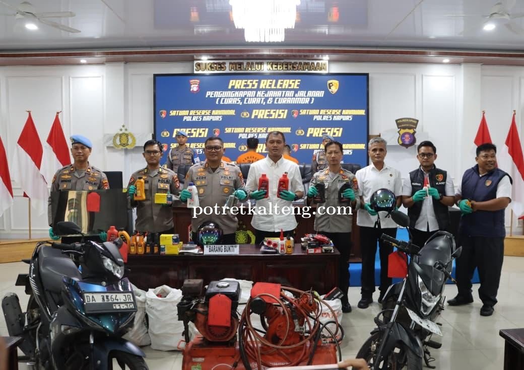 Polres Kapuas Ungkap Komplotan Jambret Antarprovinsi, Empat Terduga Pelaku Diamankan