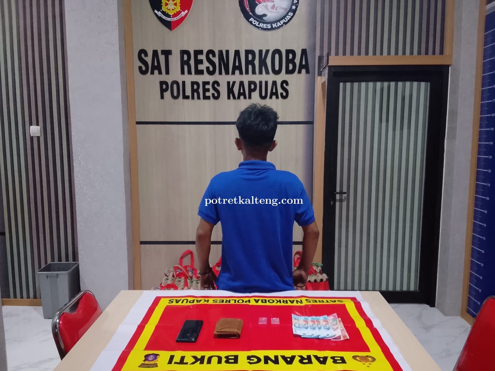 Satresnarkoba Polres Kapuas Ungkap Kasus Narkotika, Seorang Pria Ditangkap di Jalan Cilik Riwut