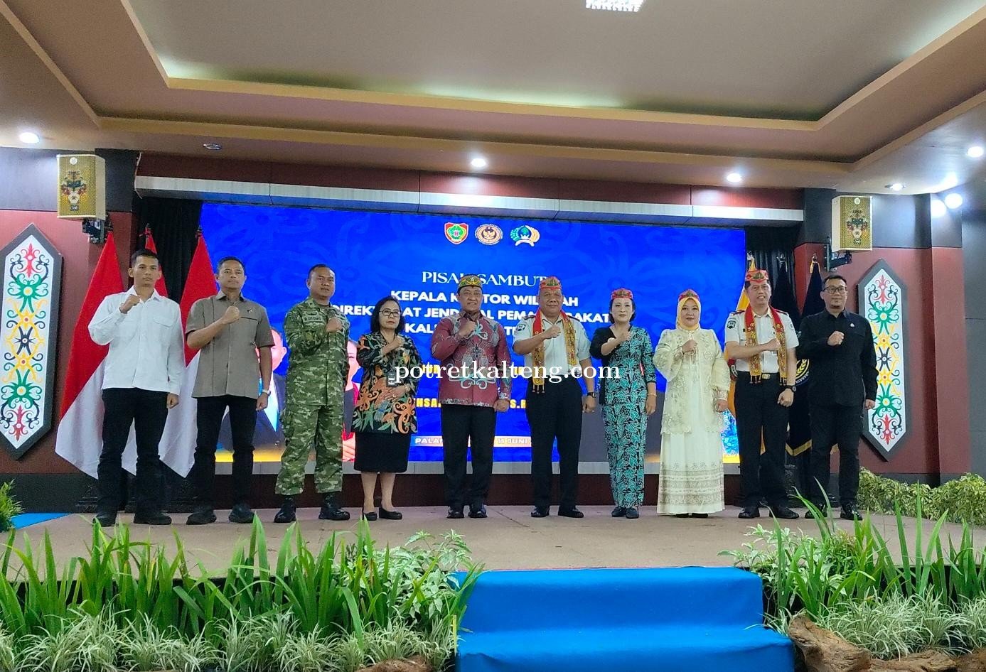 Wagun Edy Pratowo Hadiri Pisah Sambut Kakanwil Ditjenpas Kalteng