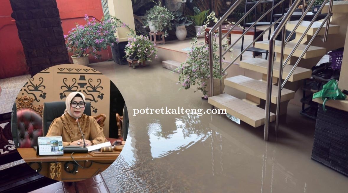 Jalan Depan APMS Muara Teweh Banjir Pasca-Penimbunan, Anggota DPRD Barut Angkat Bicara