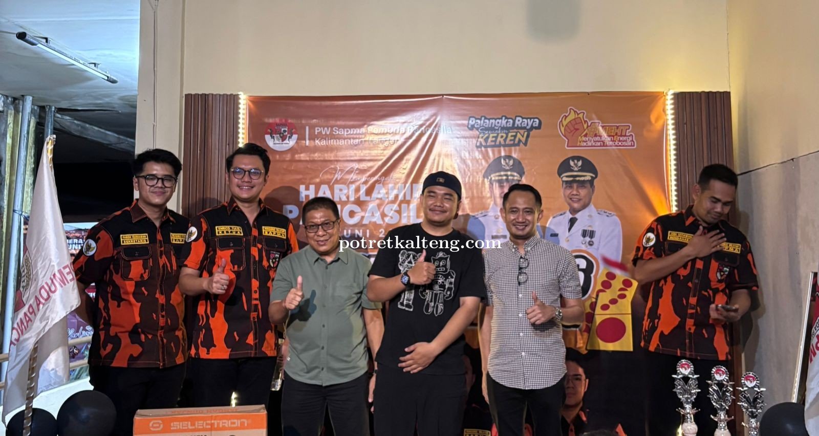 Walikota dan Ketua DPRD Palangka Raya Hadiri Pembukaan Turnamen Domino Sapma PP Kalteng