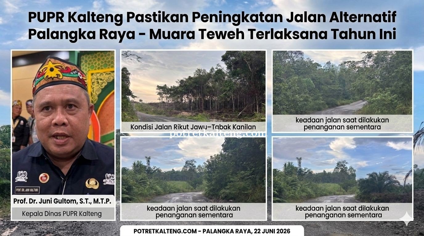 PUPR Kalteng Pastikan Peningkatan Jalan Alternatif Palangka Raya - Muara Teweh Terlaksana Tahun Ini