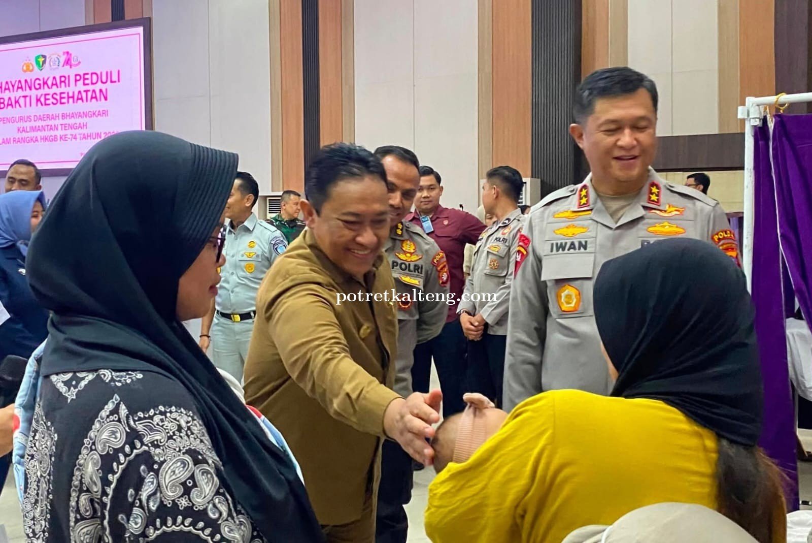 4.146 Warga Terlayani, Wagub Kalteng Apresiasi Bakti Kesehatan Polda