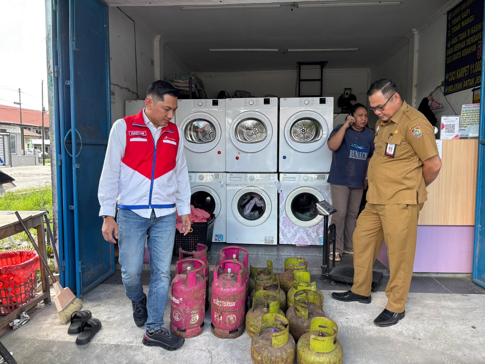 Gelar Sidak, Disdagperin Kalteng: Sejumlah Laundry di Palangka Raya Masih Gunakan LPG Subsidi
