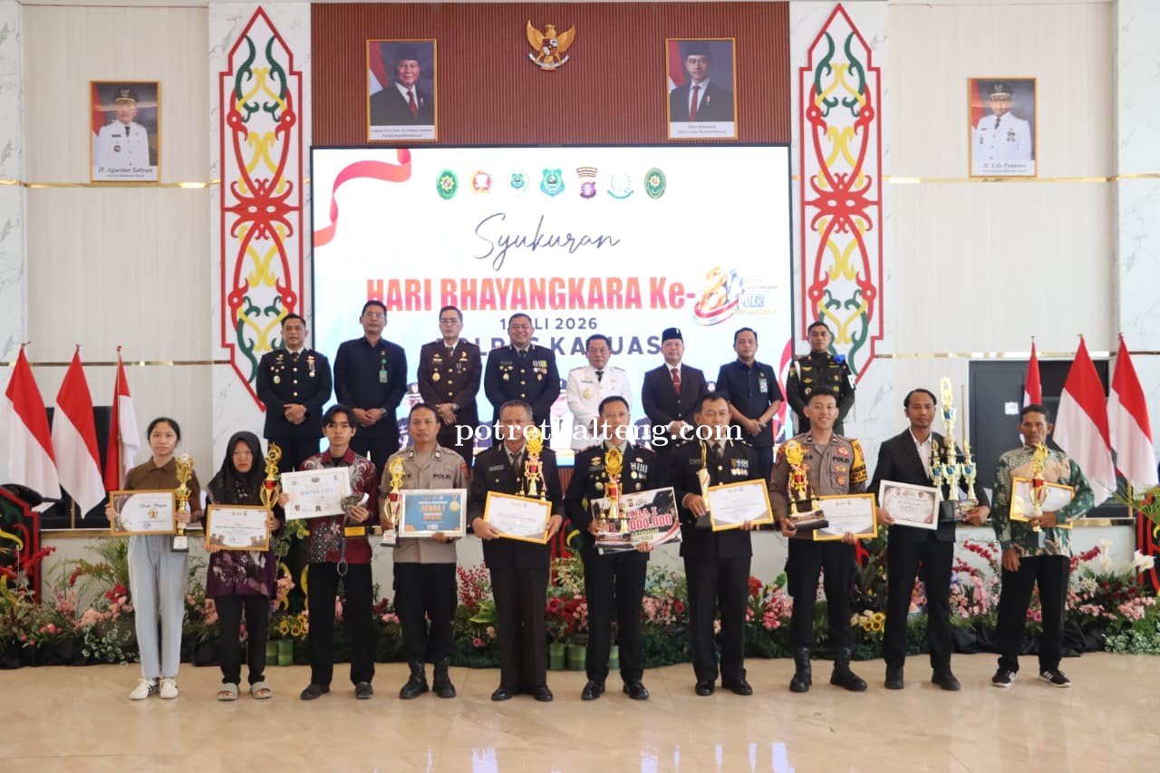 Polres Kapuas Peringati Hari Bhayangkara Ke-80 dengan Upacara dan Syukuran