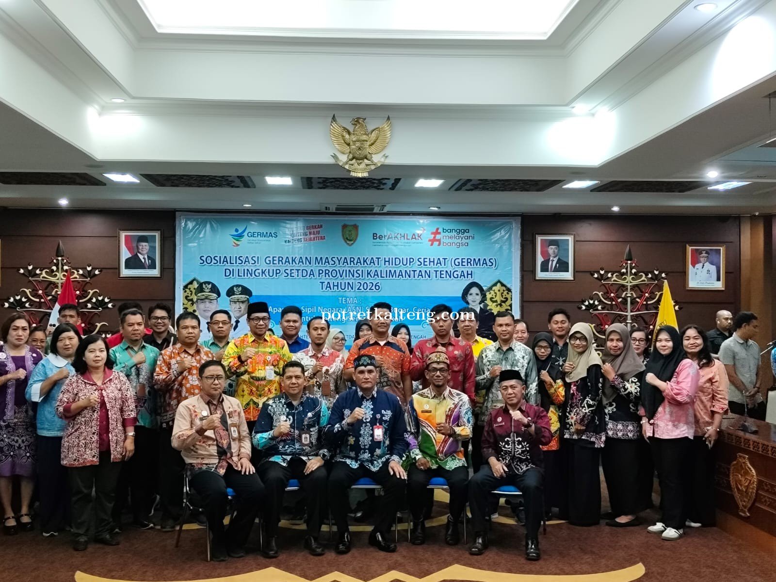 Pemprov Kalteng Ajak ASN Terapkan Budaya Hidup Sehat melalui GERMAS